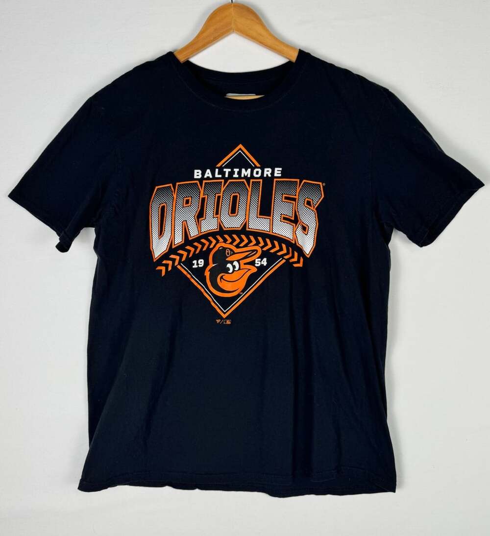 Fanatics Baltimore Orioles T-Shirt Size L Black MLB 1954
